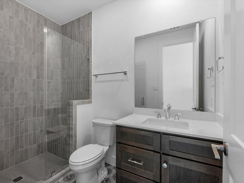 Furnished interior view inside a new home in Woodson’s Reserve, Spring (Image 7).