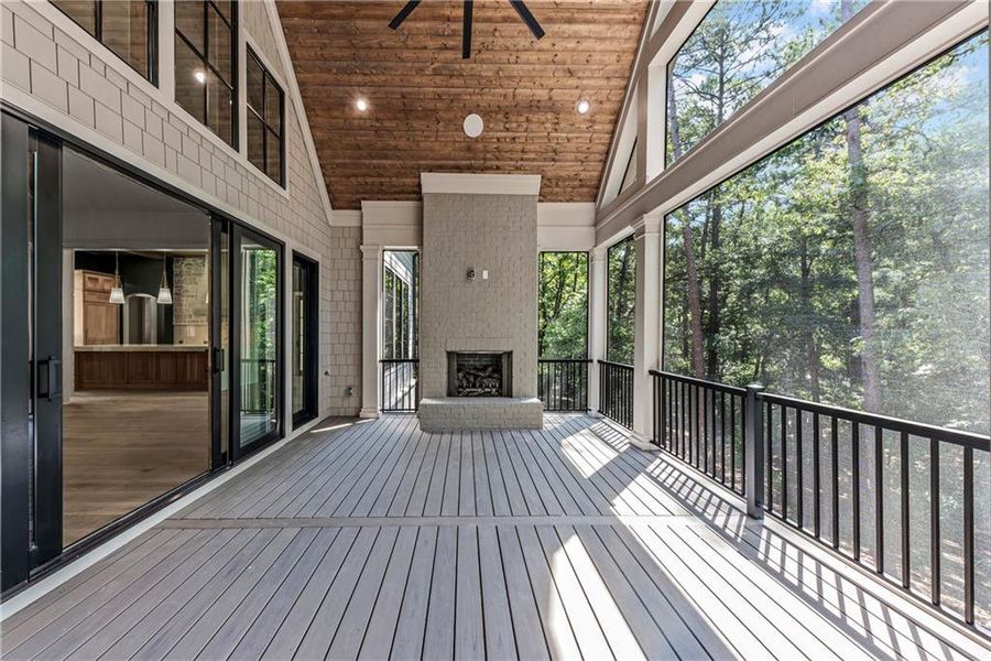 Exterior details and patio area of a home in , Greensboro (Image 28).