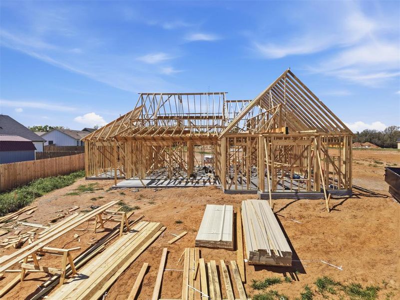 In-progress construction of a new home in , Tolar, TX (Image 5).