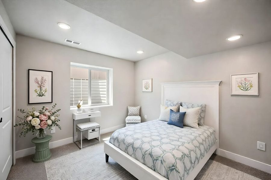 Furnished interior view inside a new home in Trails at Aspen Ridge-3, Colorado Springs (Image 9).