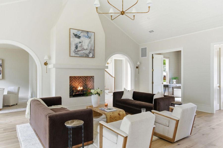 Furnished interior view inside a new home in , Mount Pleasant (Image 7).