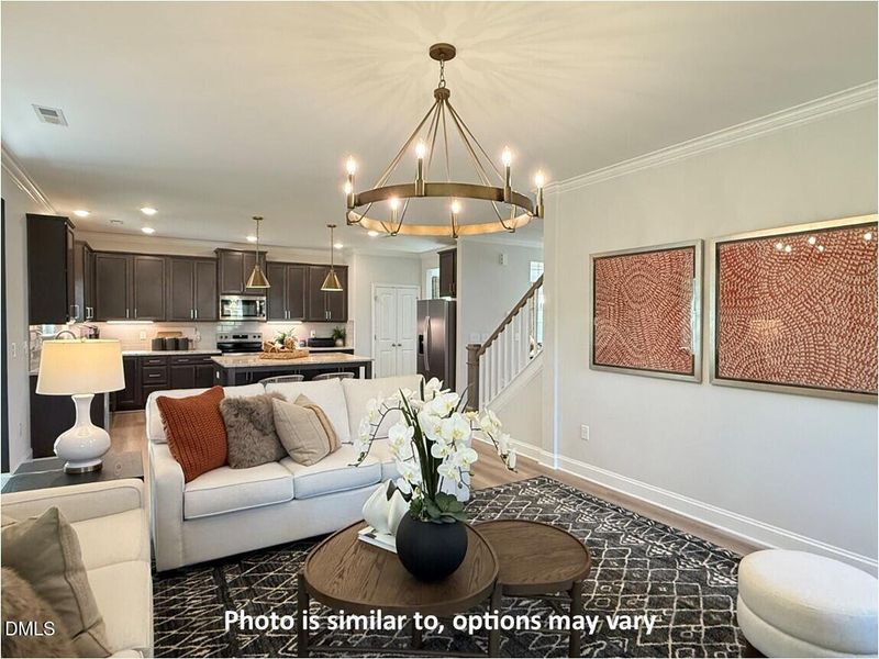 Great room to Kitchen