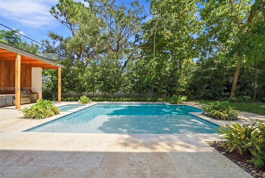 Exterior details and patio area of a home in , Miami (Image 18). Exterior details and patio area of a home in , Miami (Image 18).