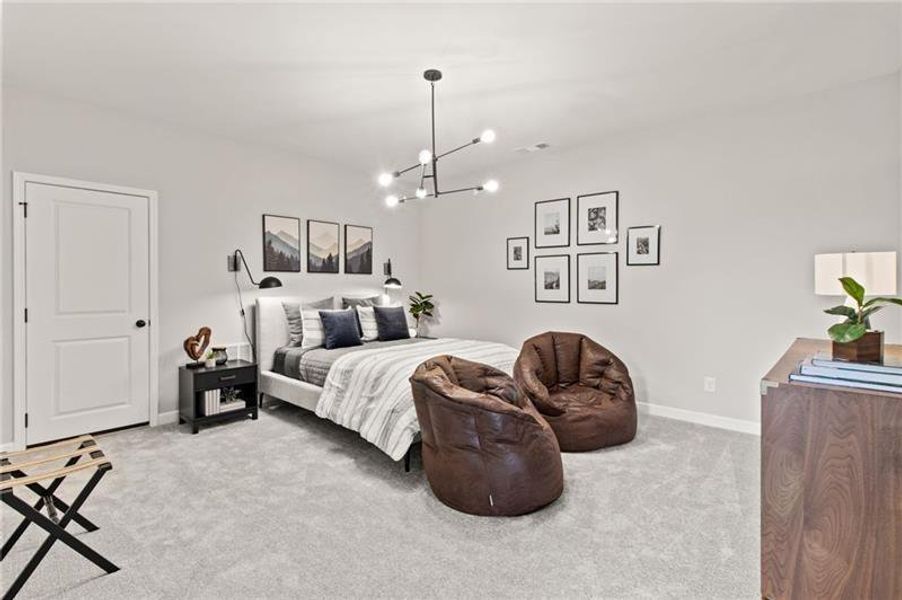 Furnished interior view inside a new home in Devin's Shire - A Kennesaw Tradition, Kennesaw (Image 19).