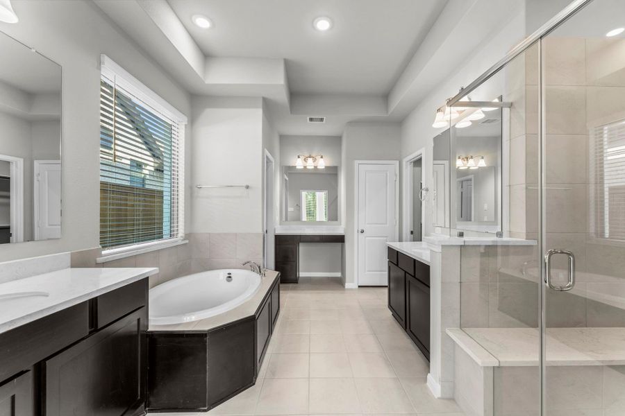 Furnished interior view inside a new home in The Highlands, Porter (Image 11).