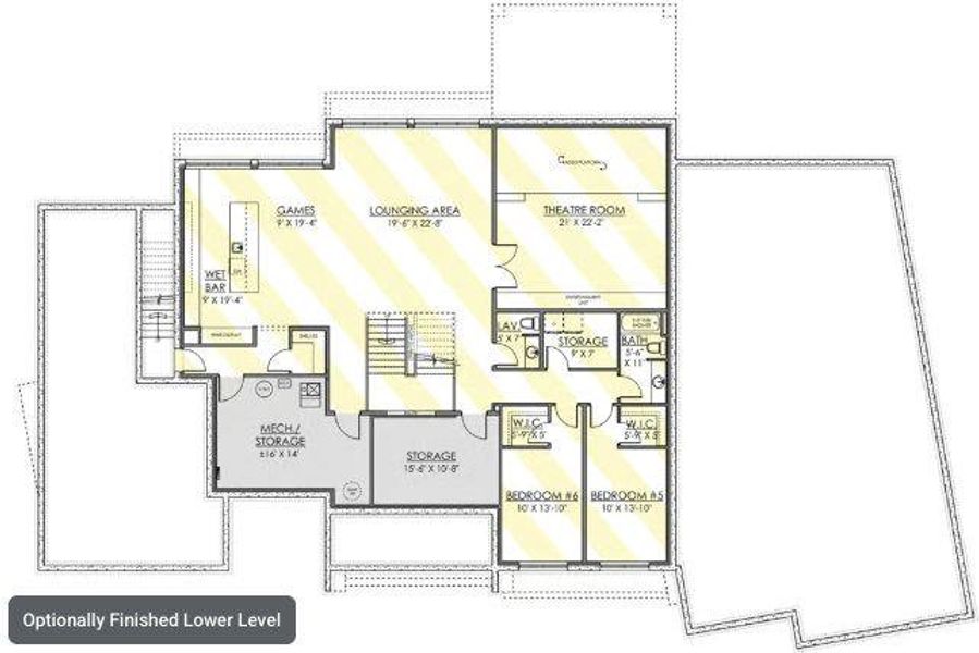 2D floor plan layout of this home in , Atlanta, GA (Image 3).