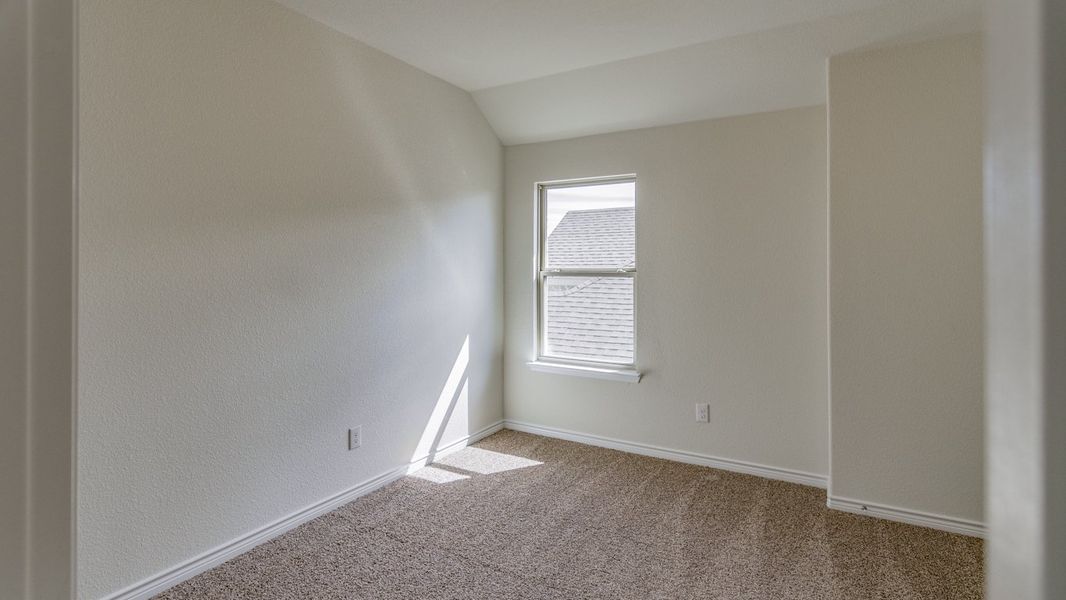 Representative unfurnished interior of a home built from the Daventry by D.R. Horton in Woodcreek, Fate (Image 8).