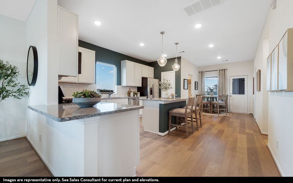 Representative furnished interior of a home built from the Diamond by CastleRock Communities in Paramount, Kyle (Image 8).