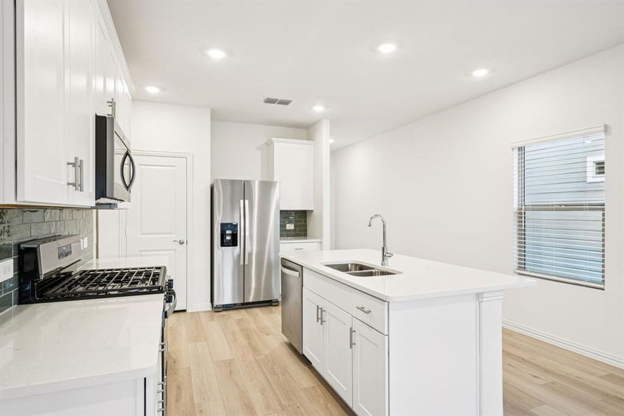 Furnished interior view inside a new home in Lakehaven - Spring Series, Farmersville (Image 7).