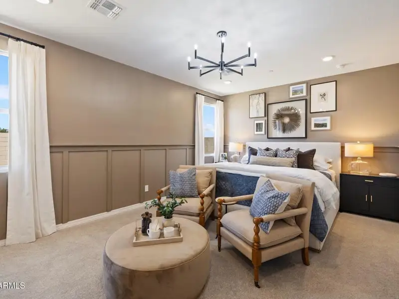 Furnished interior view inside a new home in Vineyards at Cottonwood, Cottonwood (Image 6).