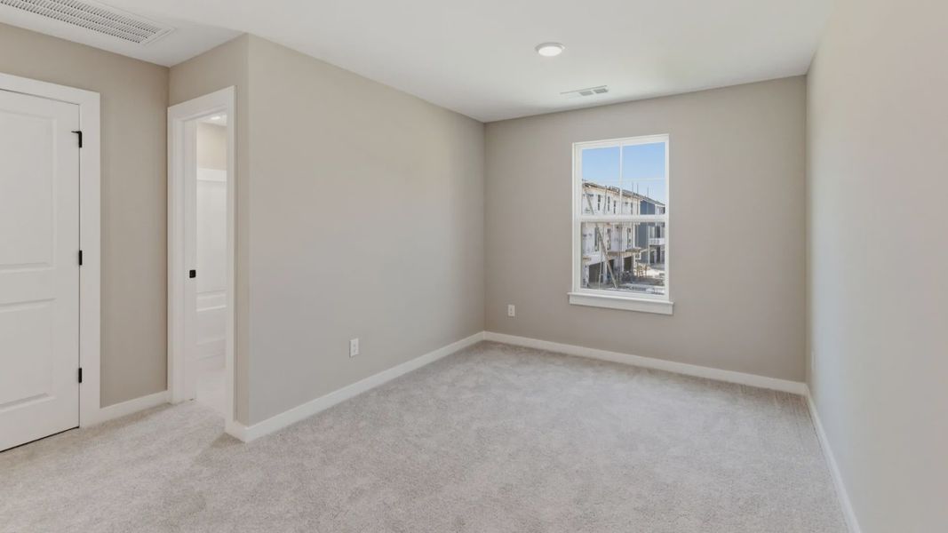 Loft area with access to bathroom