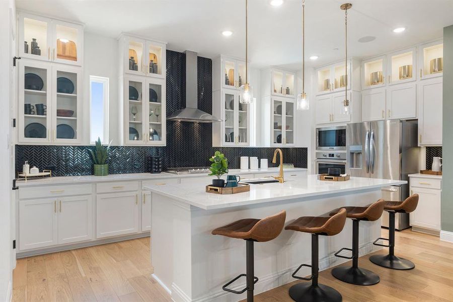 Furnished interior view inside a new home in , McKinney (Image 17). Furnished interior view inside a new home in , McKinney (Image 17).