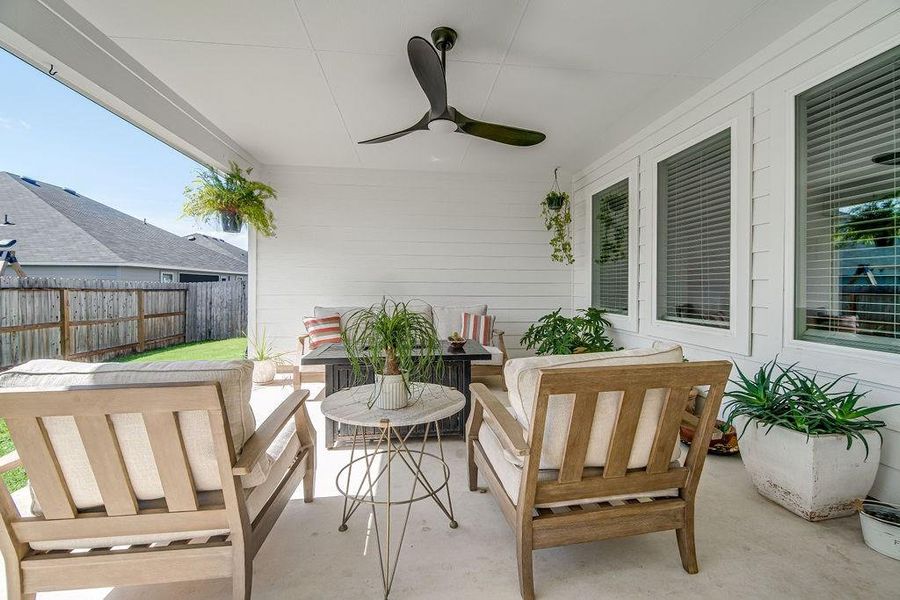 Exterior details and patio area of a home in , Fredericksburg (Image 21). Exterior details and patio area of a home in , Fredericksburg (Image 21).
