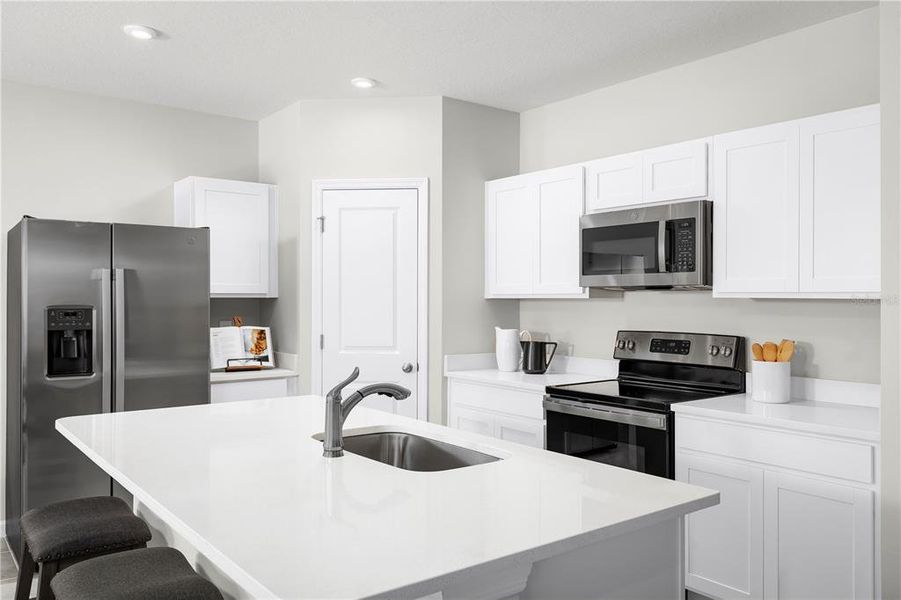 Furnished interior view inside a new home in Lakeside Preserve, Lakeland (Image 9).