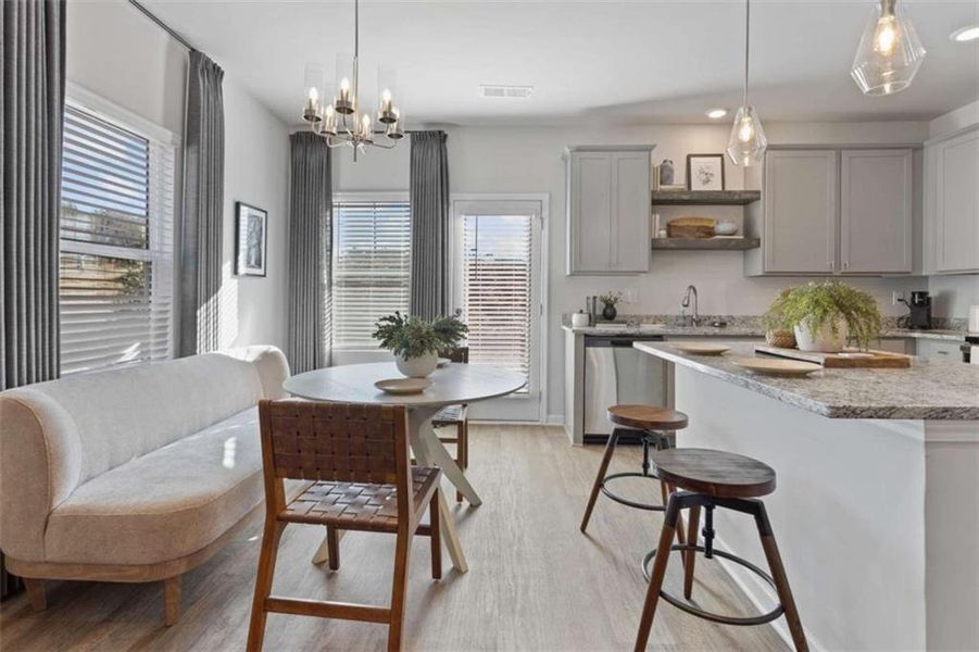 Furnished interior view inside a new home in Azalea Hills, Temple (Image 5).