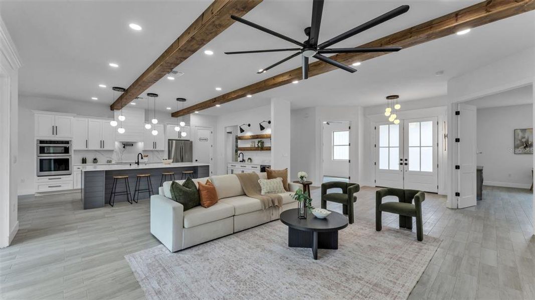 Furnished interior view inside a new home in , Plant City (Image 5). Furnished interior view inside a new home in , Plant City (Image 5).