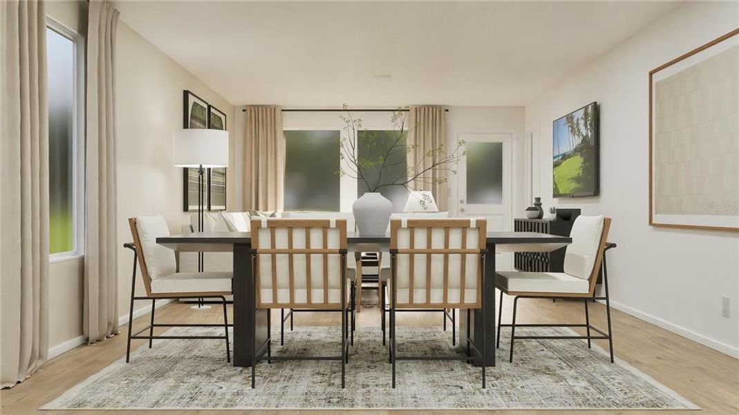 Furnished interior view inside a new home in , Kissimmee (Image 20).