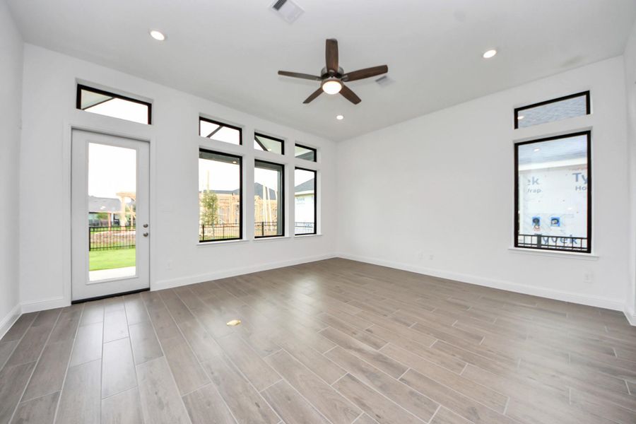 Spacious, unfurnished interior of a new home in Gatherings® at Chambers Creek: Duets Collection, Willis (Image 15). Spacious, unfurnished interior of a new home in Gatherings® at Chambers Creek: Duets Collection, Willis (Image 15).