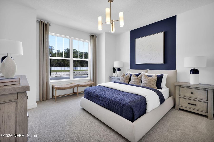 Furnished interior view inside a new home in , Jacksonville (Image 7).