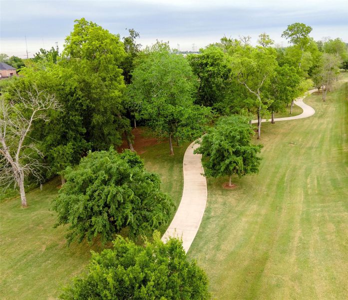 Nature trails run throughout the community Nature trails run throughout the community