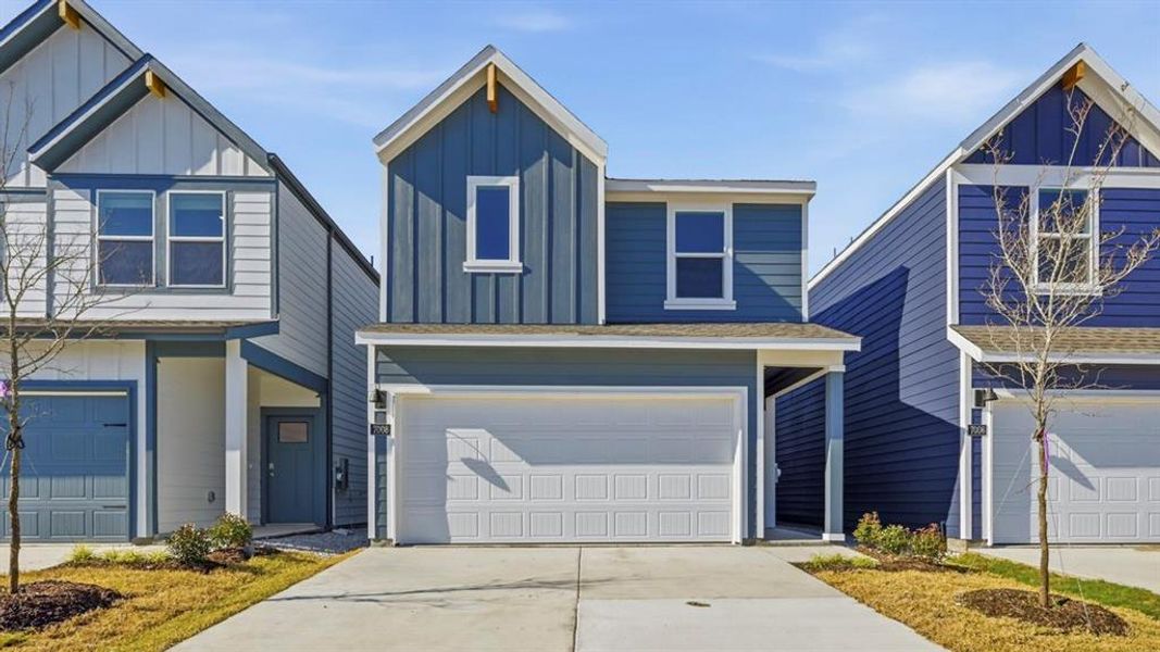 Front exterior of a new home in Arbor Trails South, Princeton, TX, highlighting curb appeal (Image 22).
