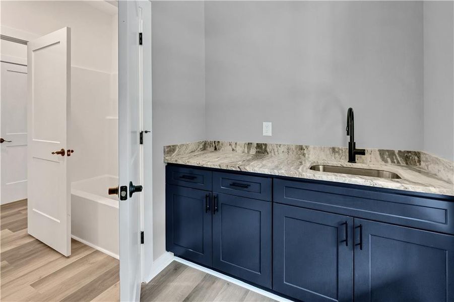 Furnished interior view inside a new home in , Ellijay (Image 10).