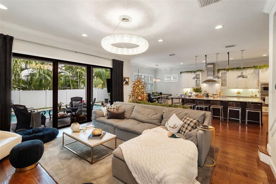 Furnished interior view inside a new home in , Tampa (Image 14).