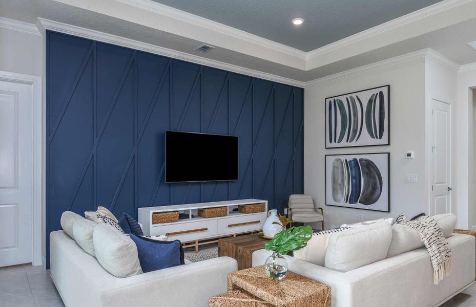 Furnished interior view inside a new home in Del Webb Stone Creek, Ocala (Image 6).