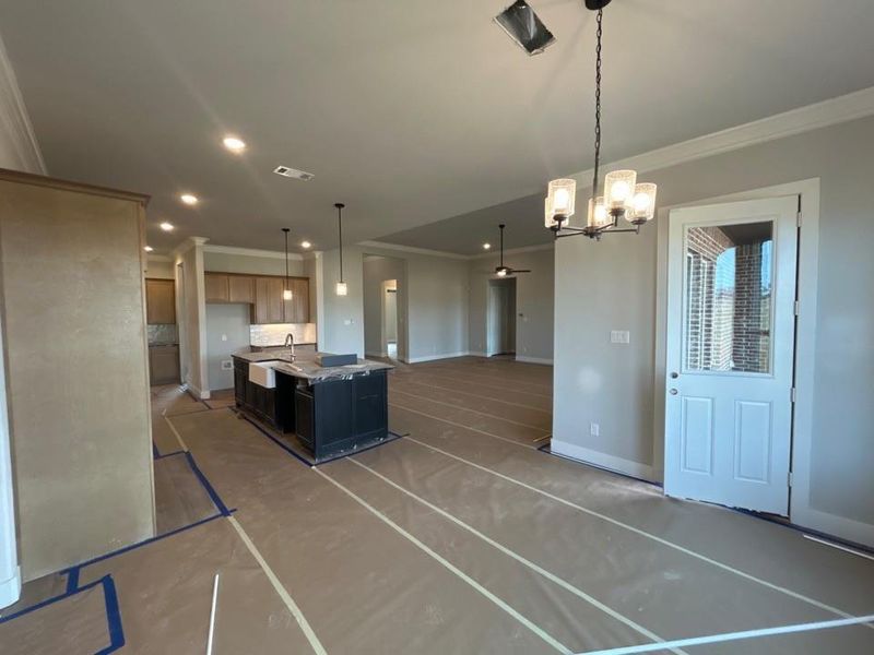 In-progress construction of a new home in Creekview Addition, Van Alstyne, TX (Image 13).