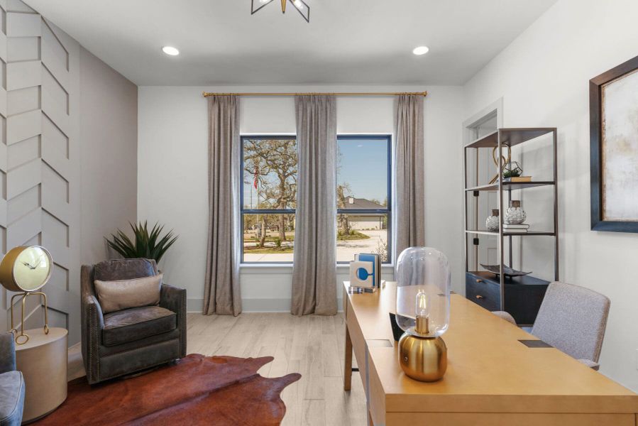 Furnished interior view inside a new home in Belle Oaks, Bulverde (Image 41).
