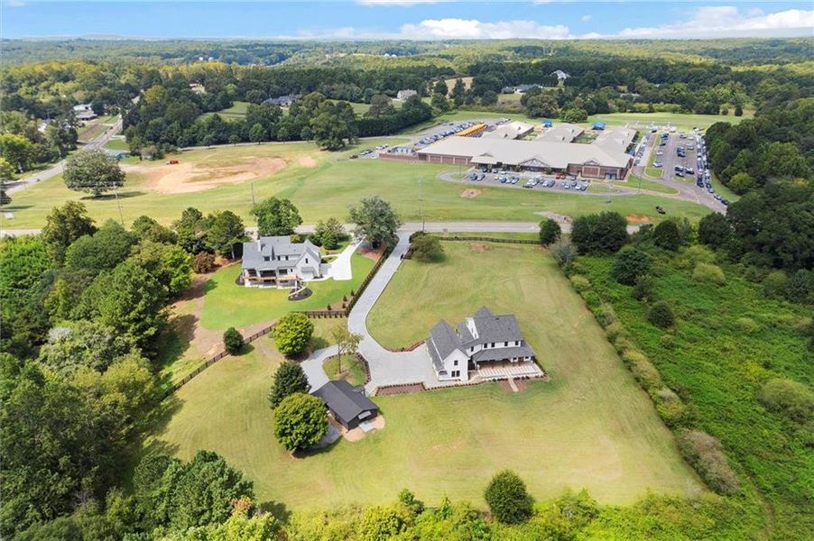 Front exterior of a new home in , Canton, GA, highlighting curb appeal (Image 30).