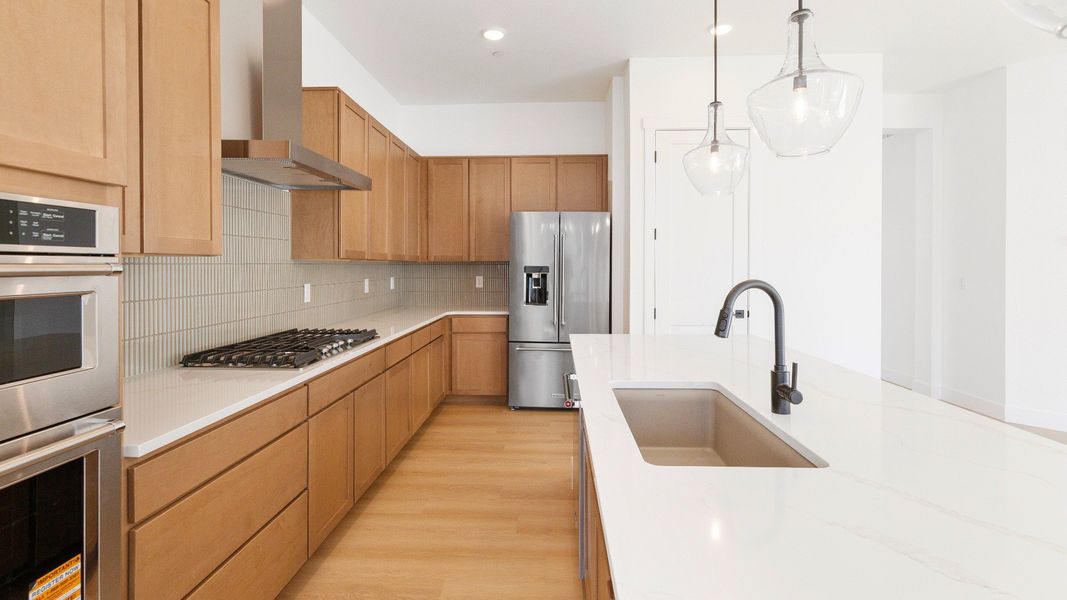 Furnished interior view inside a new home in Dillon Pointe - Journey, Broomfield (Image 15).