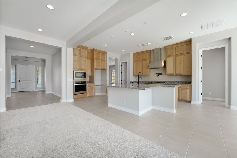 Spacious, unfurnished interior of a new home in Ellsworth Ranch Capstone Collection, Queen Creek (Image 18). Spacious, unfurnished interior of a new home in Ellsworth Ranch Capstone Collection, Queen Creek (Image 18).
