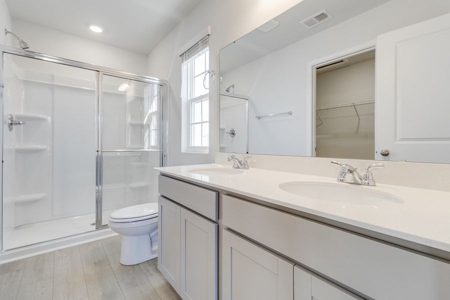 Furnished interior view inside a new home in Bluefield, Lexington (Image 9). Furnished interior view inside a new home in Bluefield, Lexington (Image 9).