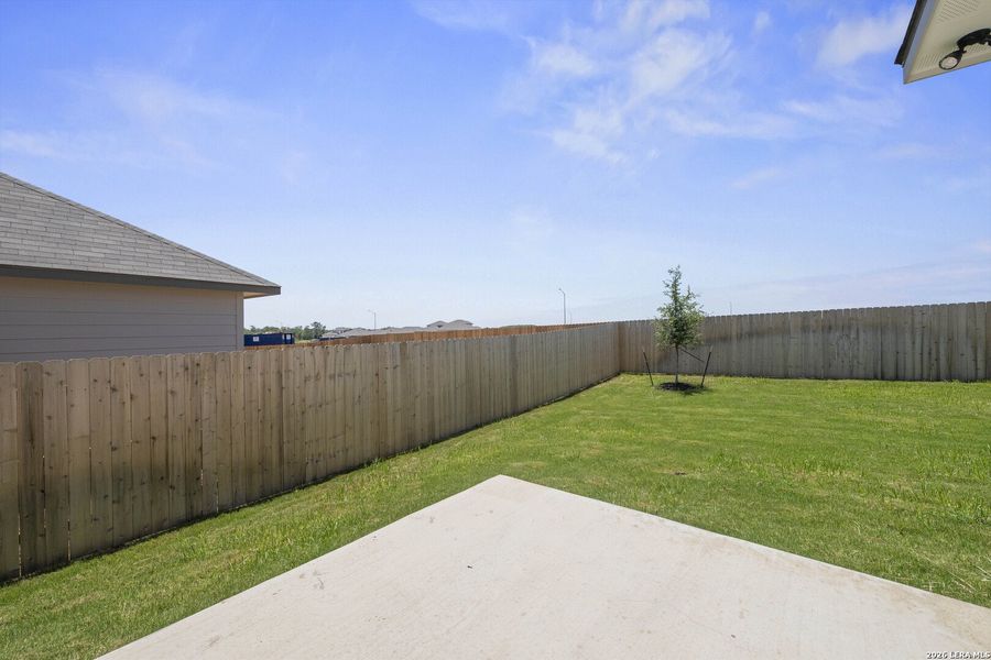 Exterior details and patio area of a home in Arroyo Ranch, Seguin (Image 4). Exterior details and patio area of a home in Arroyo Ranch, Seguin (Image 4).