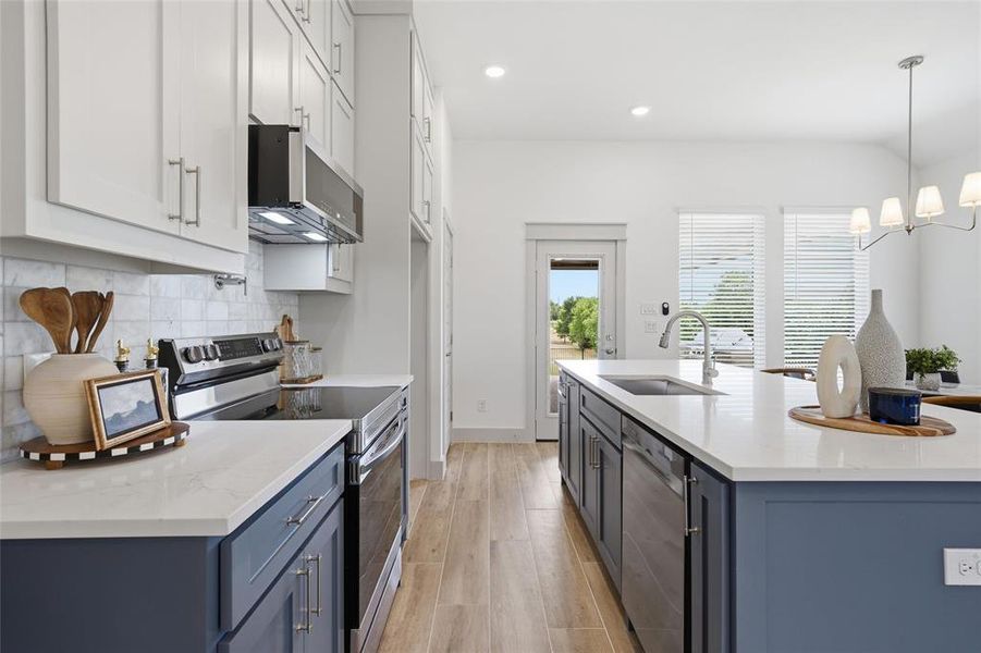 Furnished interior view inside a new home in , Hillsboro (Image 8).