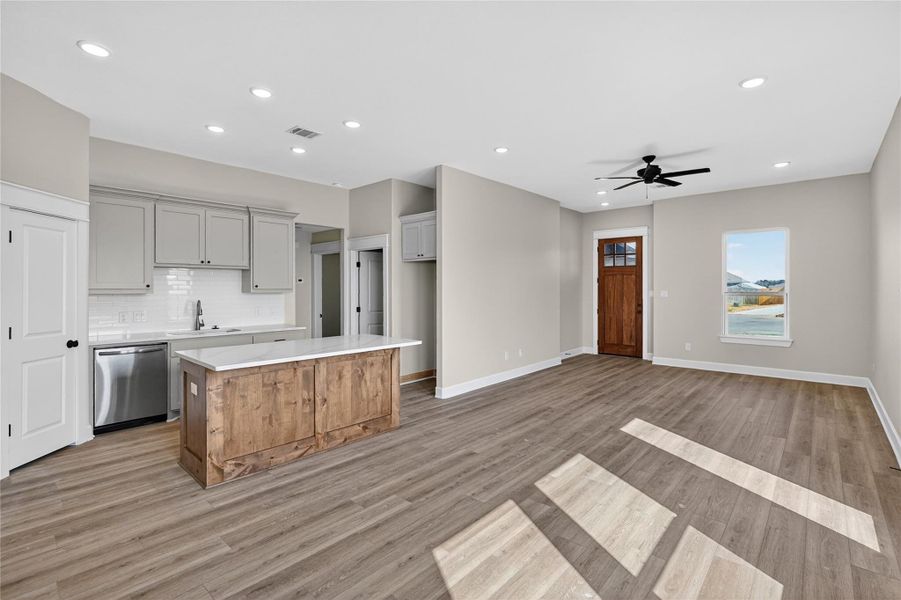 Furnished interior view inside a new home in , Snook (Image 10).