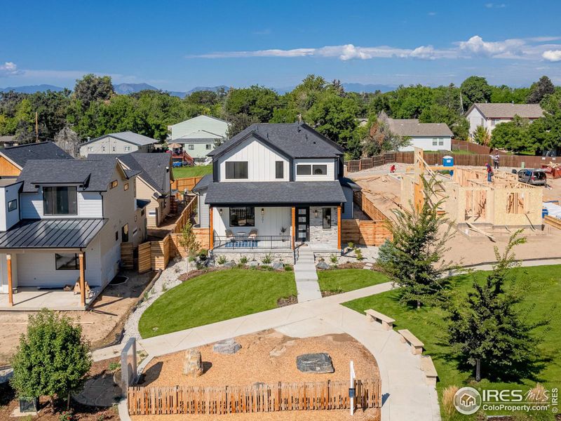 Exterior of other new homes recently constructed in the neighborhood. What does your dream home look like?