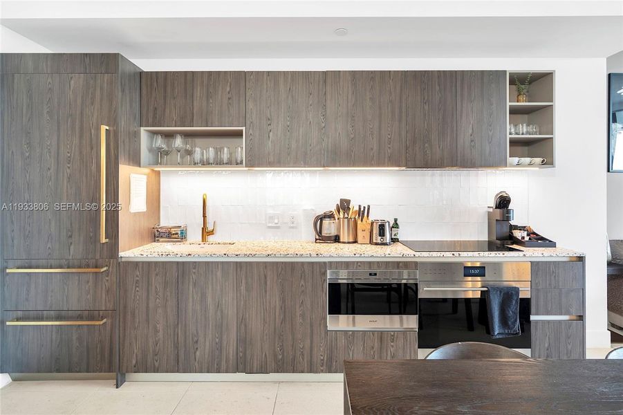 Furnished interior view inside a new home in , Miami (Image 10).