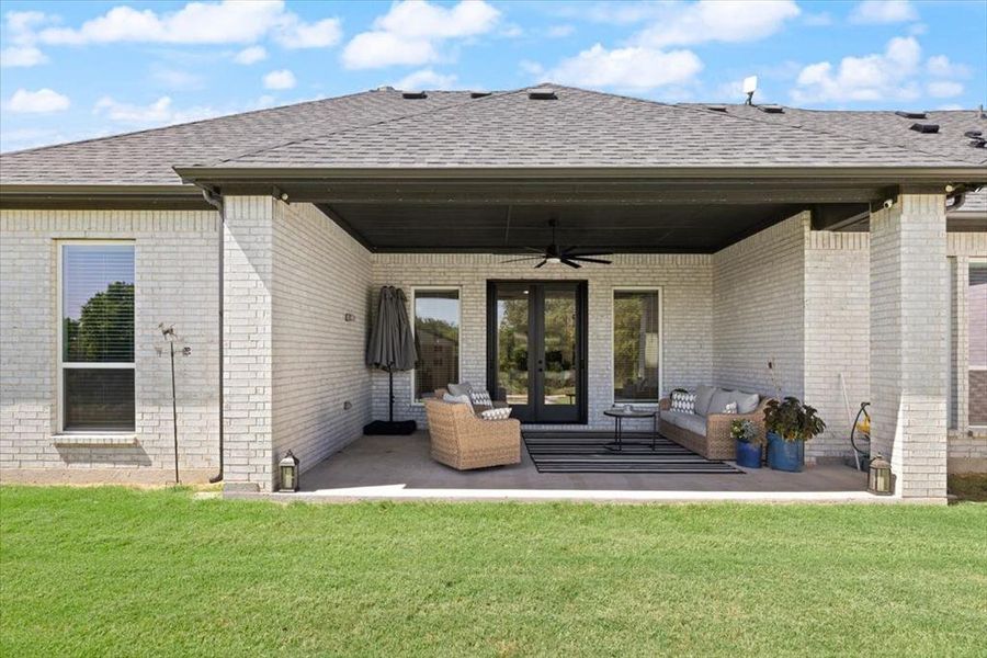 Front exterior of a new home in , Springtown, TX, highlighting curb appeal (Image 21). Front exterior of a new home in , Springtown, TX, highlighting curb appeal (Image 21).