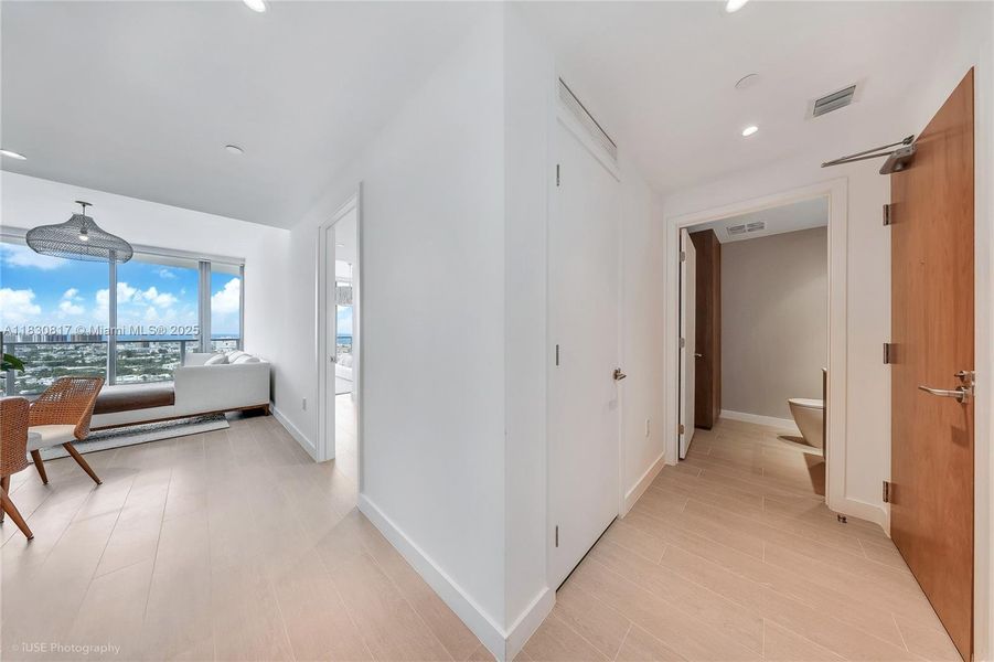 Furnished interior view inside a new home in Five Park, Miami Beach (Image 11). Furnished interior view inside a new home in Five Park, Miami Beach (Image 11).