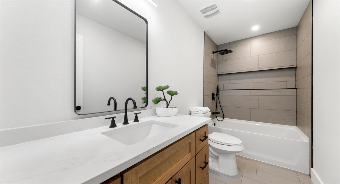 Furnished interior view inside a new home in , Bastrop (Image 17).