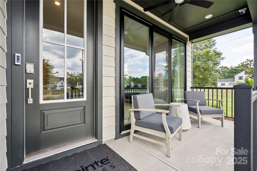 Cozy Covered Front Porch Ideal for Morning Coffee or Cozy Nights. *Model Photos | Actual Finishes, Structural Selections, and Orientation May Vary.