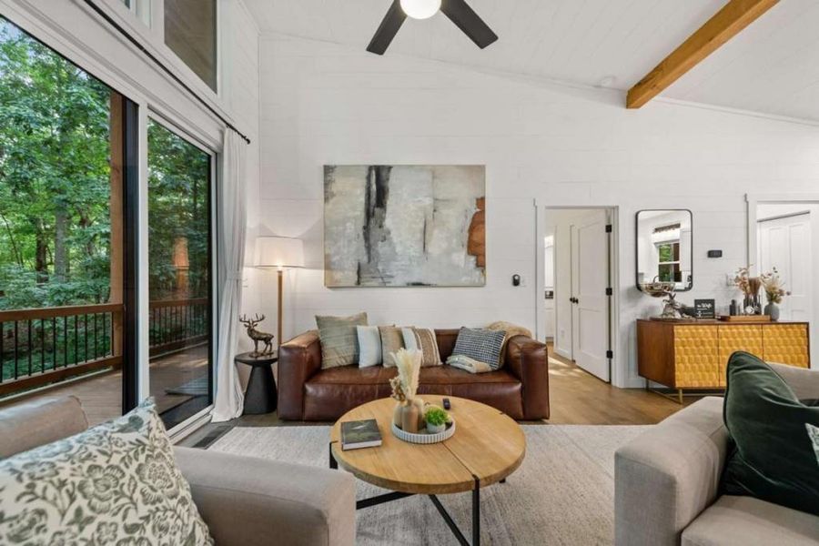 Furnished interior view inside a new home in , Morganton (Image 9).