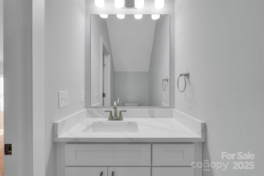 First floor half bathroom