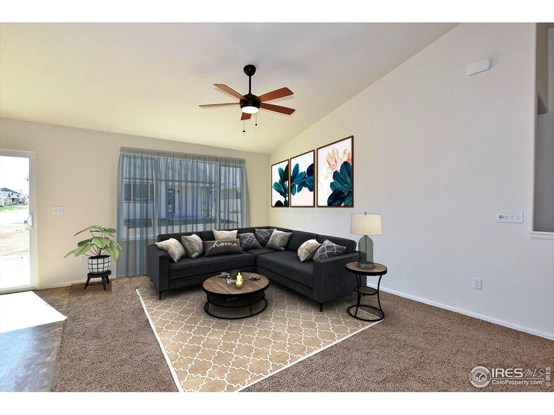 Furnished interior view inside a new home in , Johnstown (Image 5).