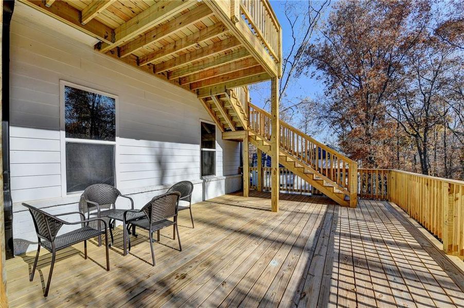 Exterior details and patio area of a home in , Buford (Image 32).