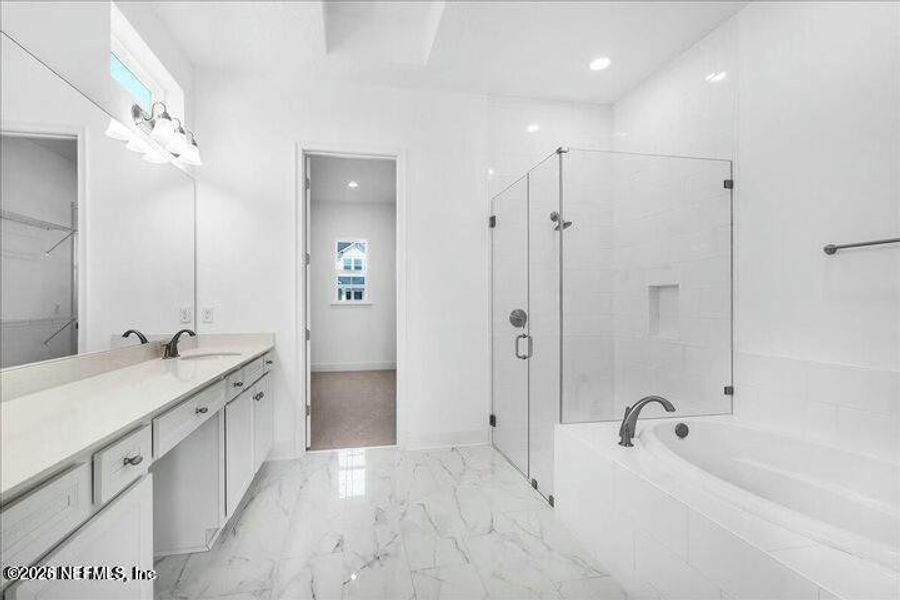 Furnished interior view inside a new home in , Jacksonville (Image 7). Furnished interior view inside a new home in , Jacksonville (Image 7).