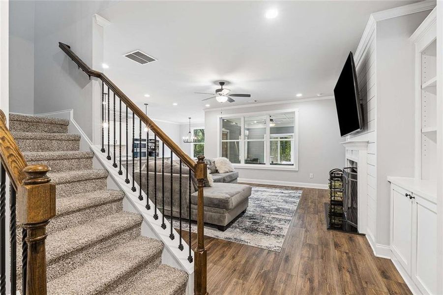 Furnished interior view inside a new home in , Covington (Image 37).
