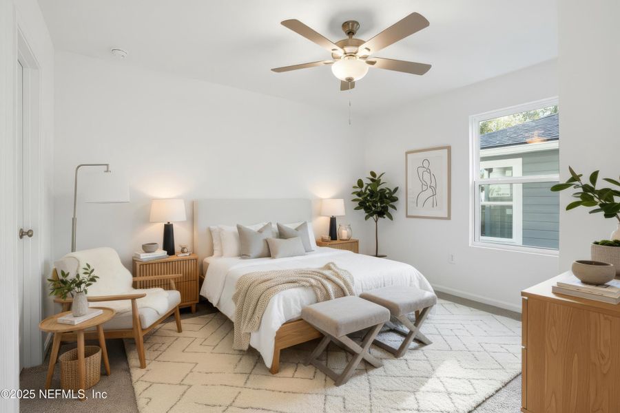 Furnished interior view inside a new home in , Jacksonville (Image 8).